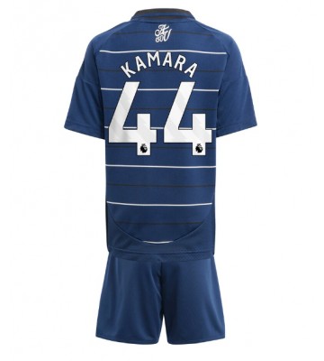 Aston Villa Boubacar Kamara #44 Tredje Tröja Barn 2024-25 Kortärmad (+ Korta byxor)